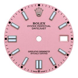 Rolex Oyster Perpetual Date Just Pink Tone Dial With Date 36mm