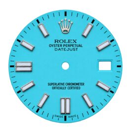 Rolex Oyster Perpetual Date Just Sky Blue Dial With Date 36mm