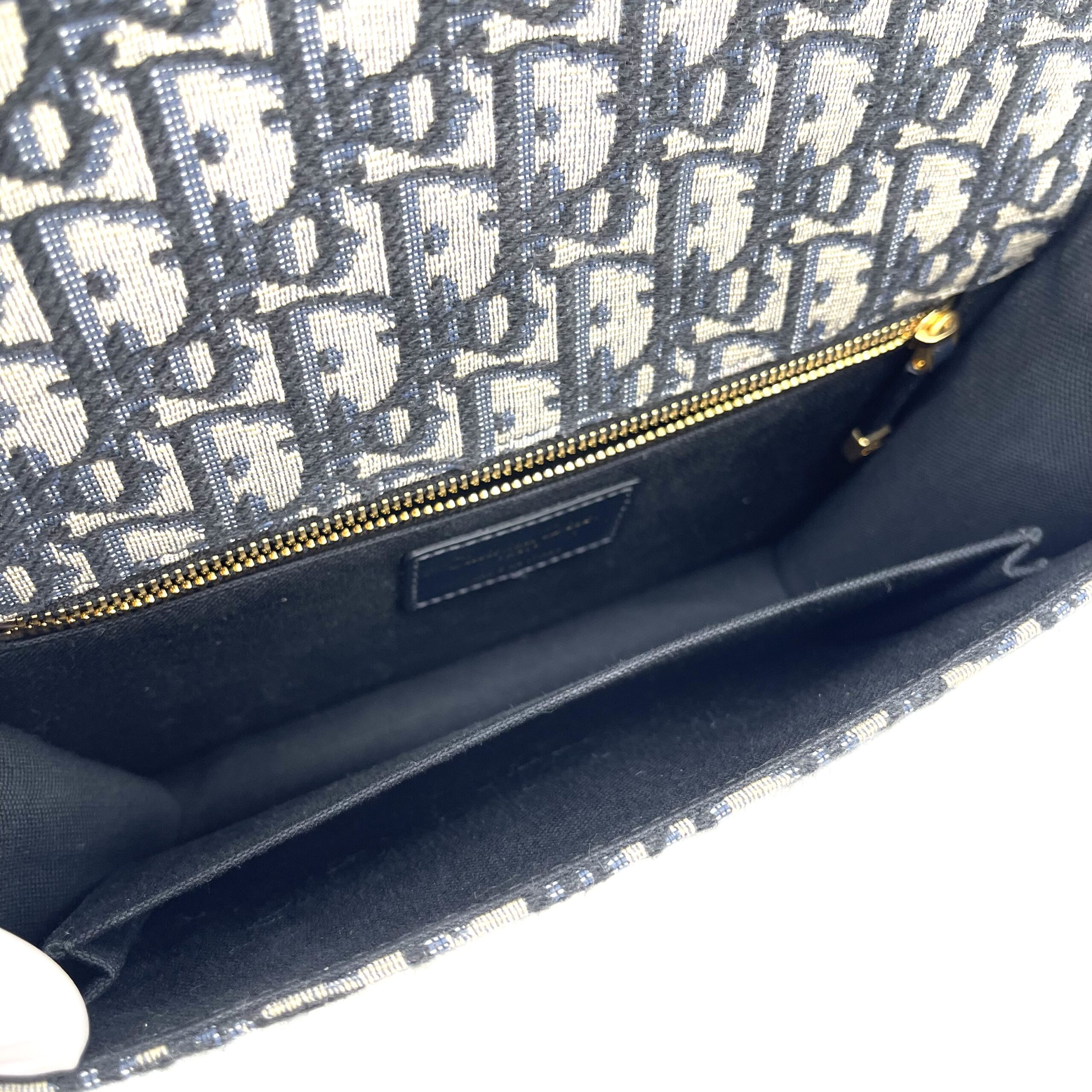 Dior 30 Montaigne Bag / Blue Dior Oblique Jacquard - Image 9