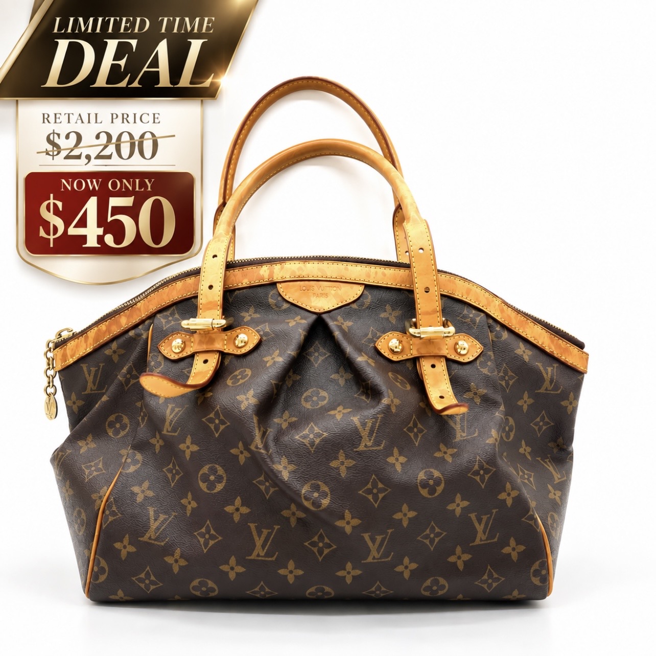 Louis Vuitton Tivoli GM Monogram Canvas Handbag photo 1 of 6