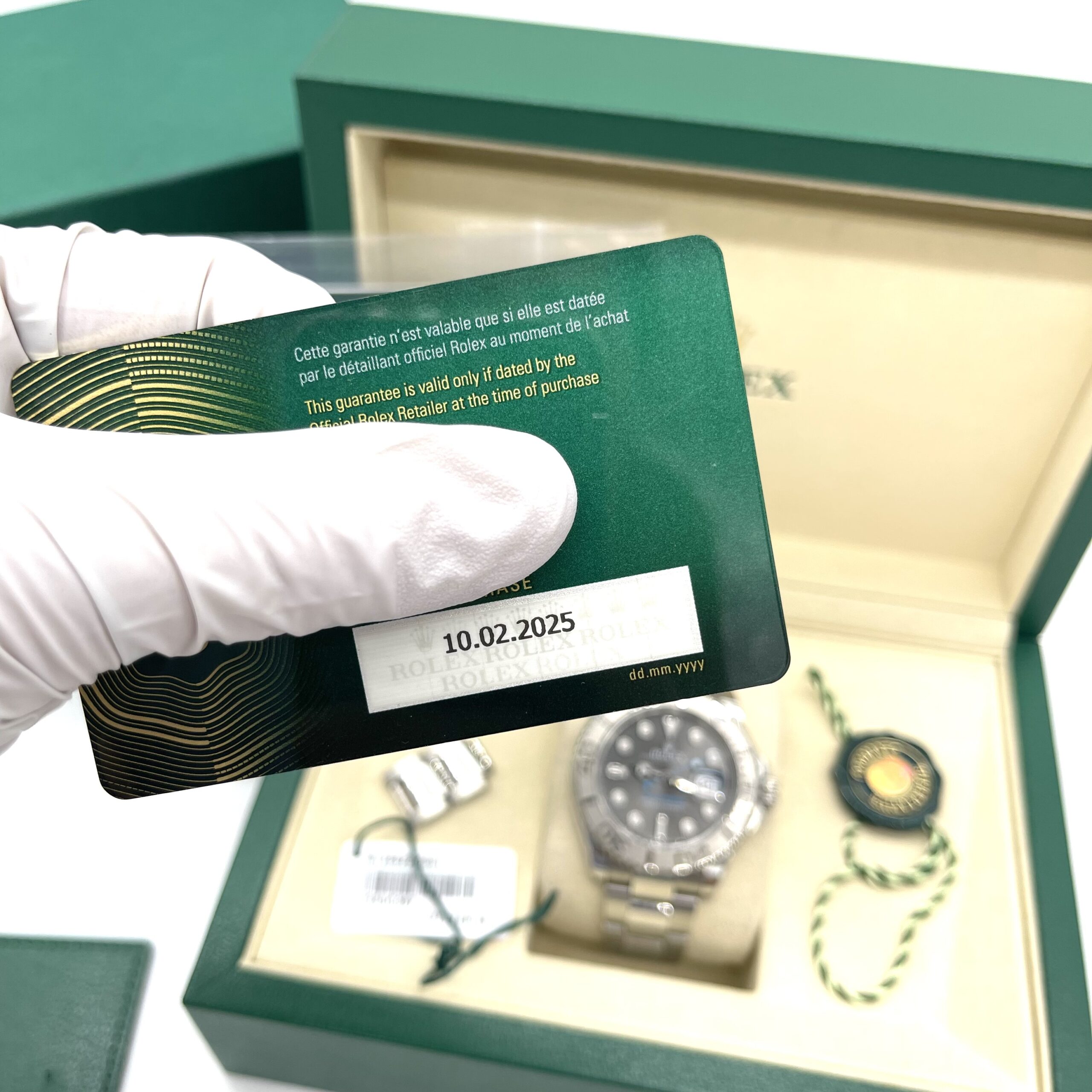 Rolex Yacht-Master 40 Slate Dial Oystersteel & Platinum Ref. 126622 – 2025 Full Set - Image 9