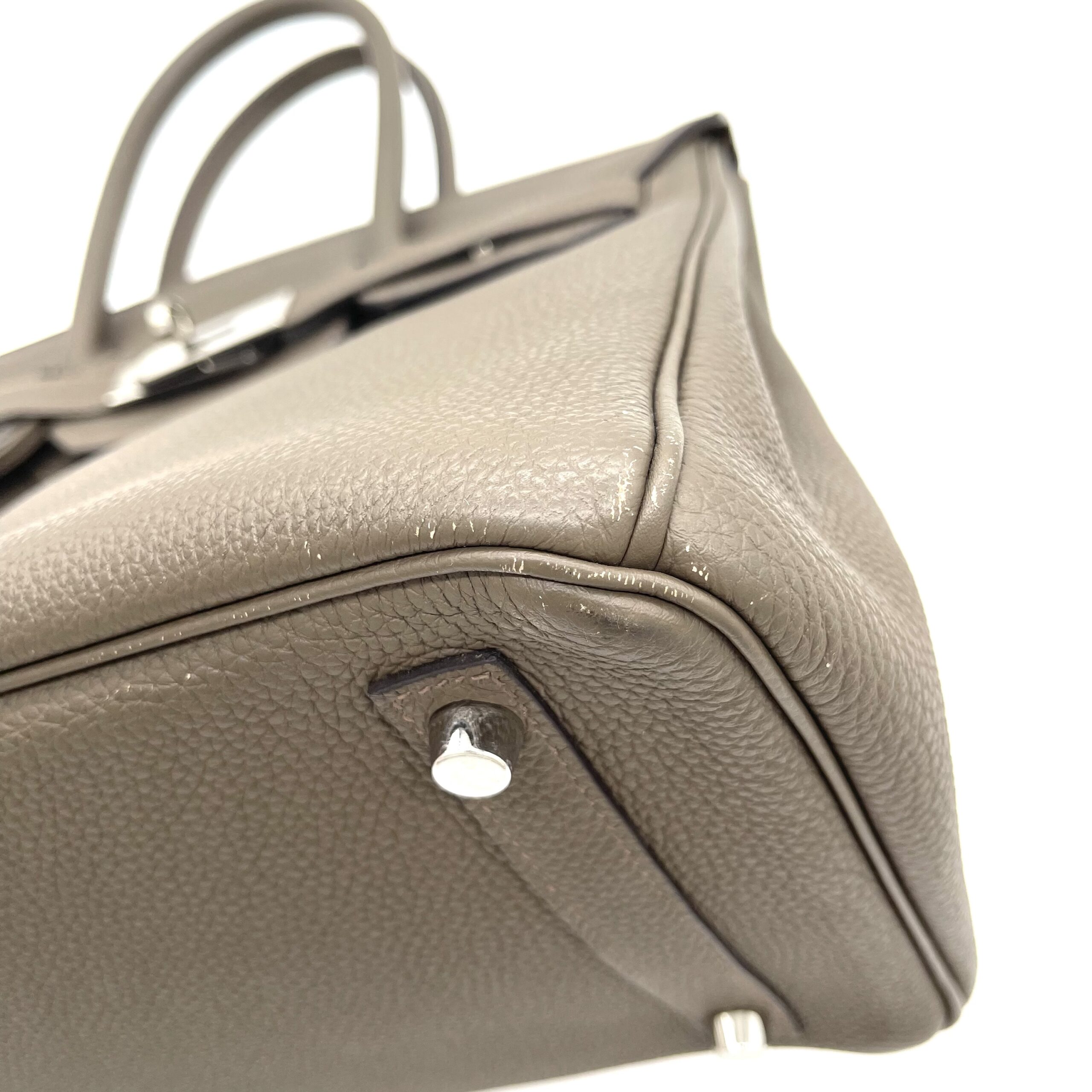 Hermès Birkin 30 Gris Asphalte Togo Leather Palladium Hardware - Image 4