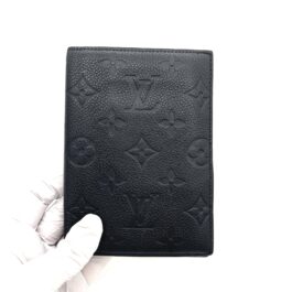 Louis Vuitton Empreinte Monogram Passport Cover Black