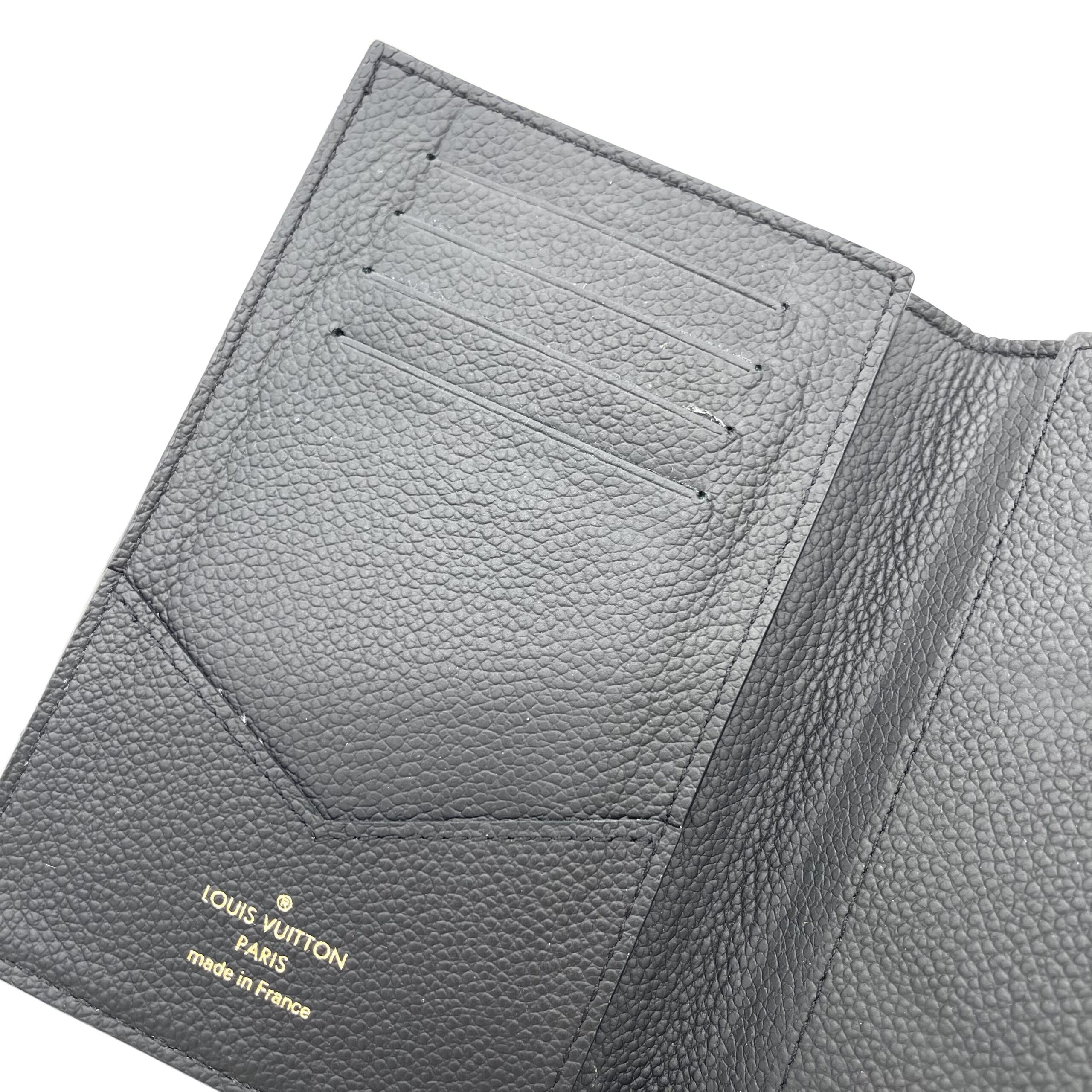 Louis Vuitton Empreinte Monogram Passport Cover Black - Image 4