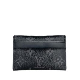 Louis Vuitton Double Card Holder Monogram Eclipse