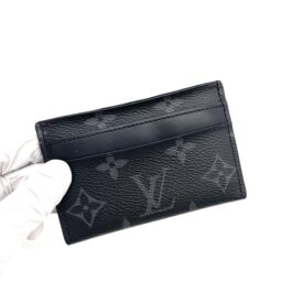 Louis Vuitton Double Card Holder Monogram Eclipse
