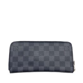 Louis Vuitton Zippy Organizer Wallet Damier Graphite – Black/Gray Checkered Canvas