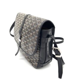 Goyard Goyardine Belvedere II MM Messenger Bag in Black