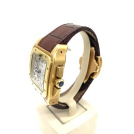 Cartier Santos 100 Chronograph 43mm – 18K Rose Gold Case
