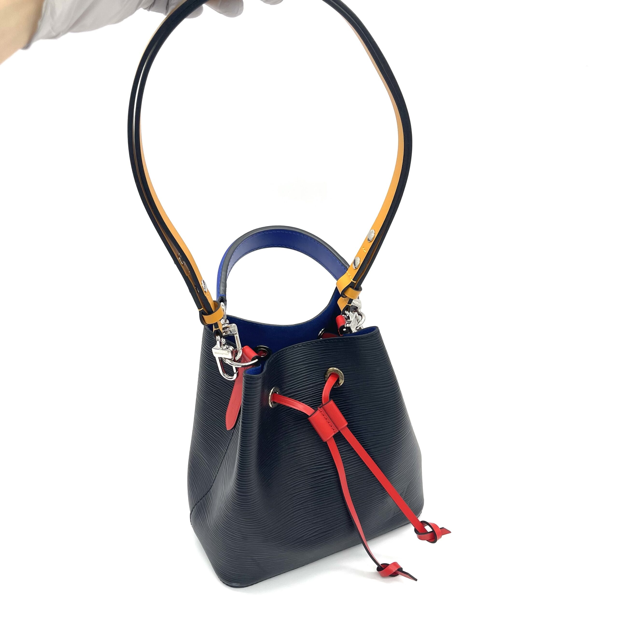 Louis Vuitton Epi NeoNoe BB Black Safran - Image 4