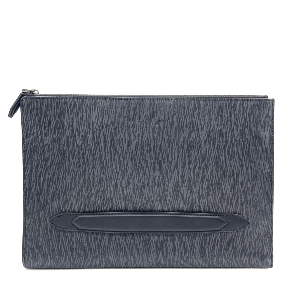 Salvatore Ferragamo Revival 3.0 Travel Portfolio – Black Leather