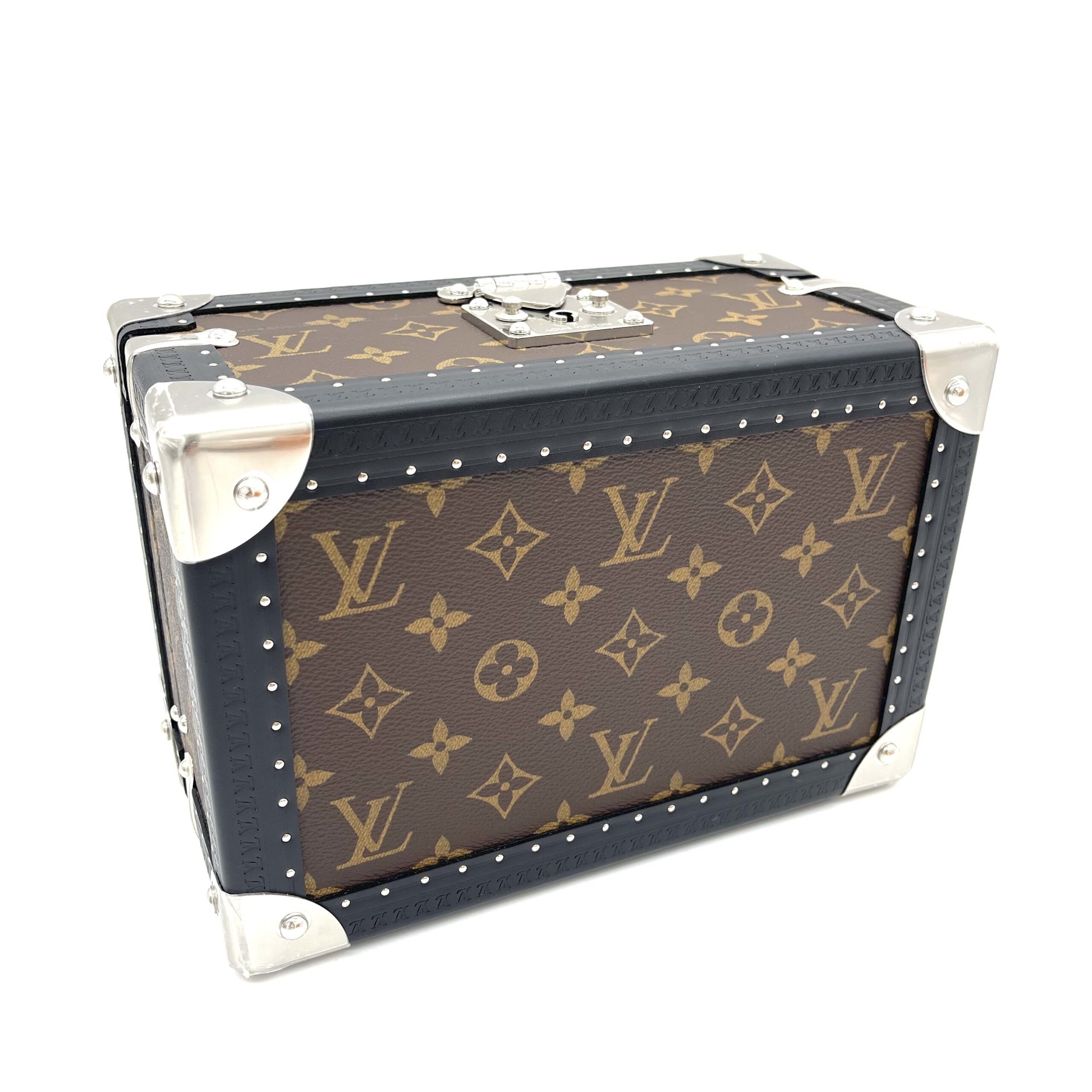 Louis Vuitton Monogram Coffret Watch Case Black - Image 4