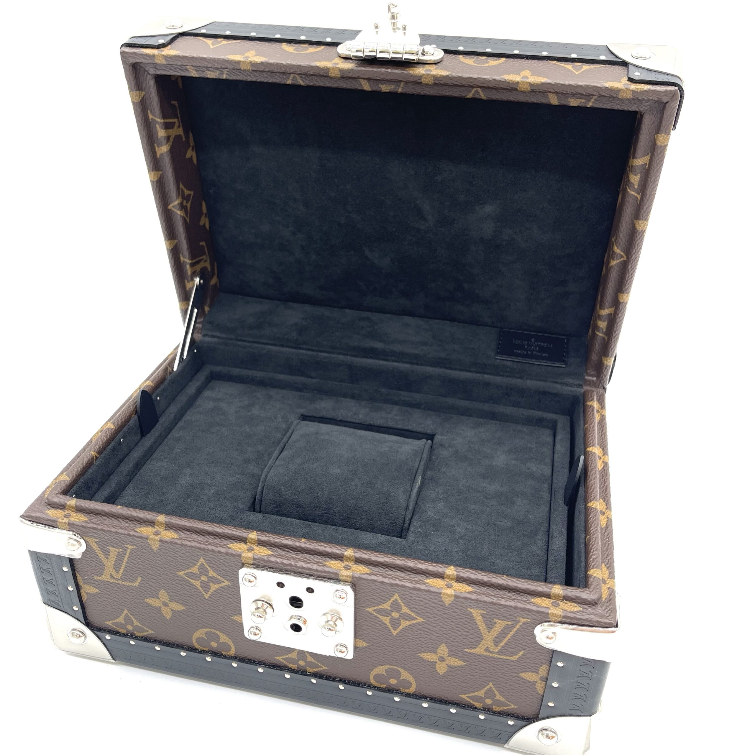 Louis Vuitton Monogram Coffret Watch Case Black - Image 6