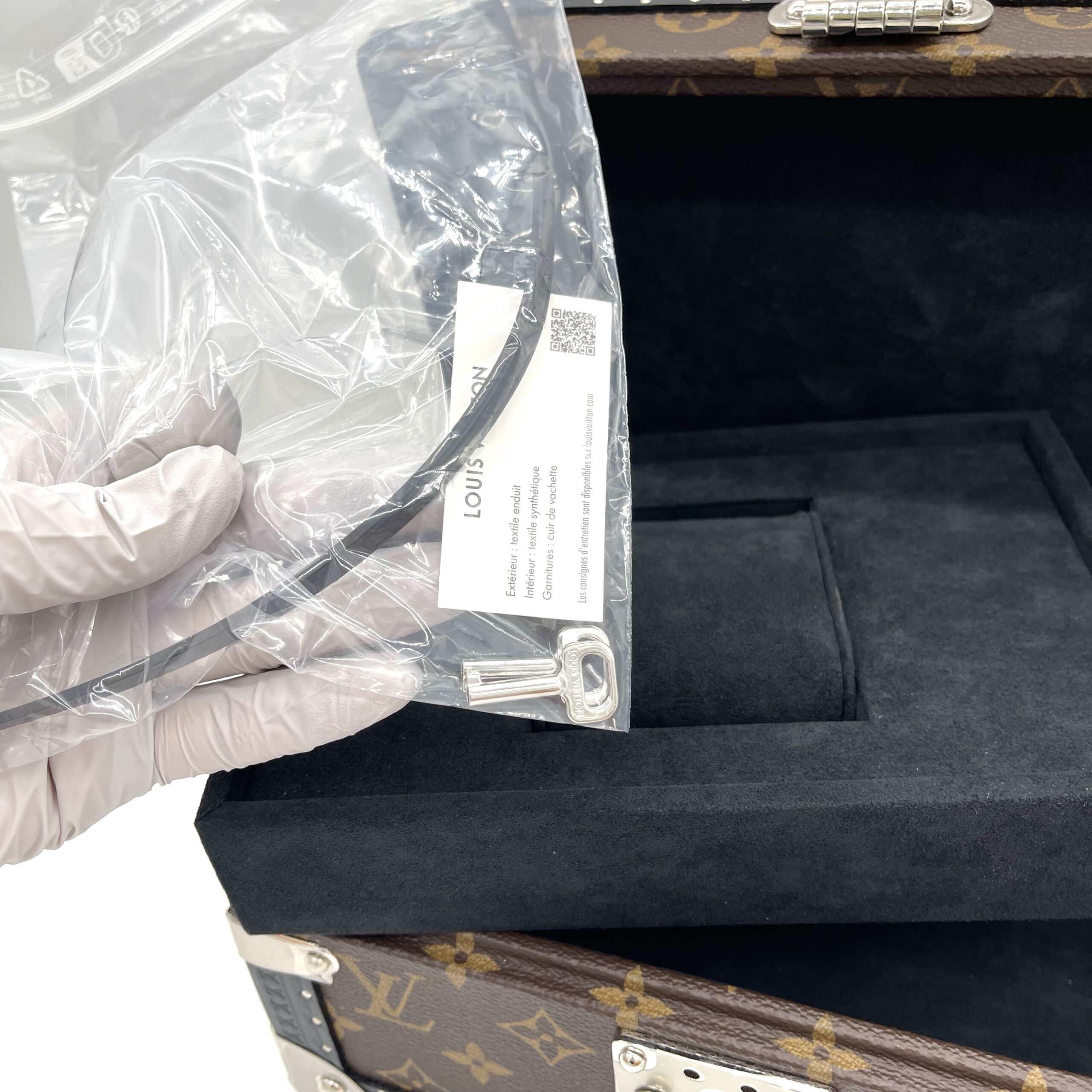 Louis Vuitton Monogram Coffret Watch Case Black - Image 7