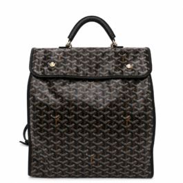 Goyard Saint Leger Briefcase Backpack Coated Canvas