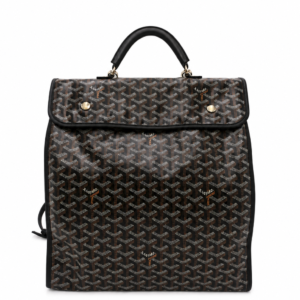 Goyard Saint Leger Briefcase Backpack Coated Canvas
