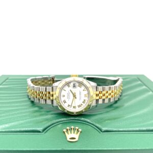 Rolex Datejust 26mm Steel & Yellow Gold Fluted Diamond Bezel