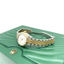 Rolex Datejust 26mm Steel & Yellow Gold Fluted Diamond Bezel