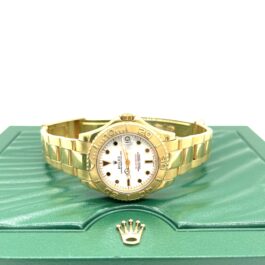 Rolex Yacht-Master 18K Yellow Gold White Dial Automatic 35mm
