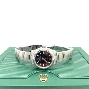 Rolex Stainless Steel Oyster Perpetual 26mm Watch – Black Dial