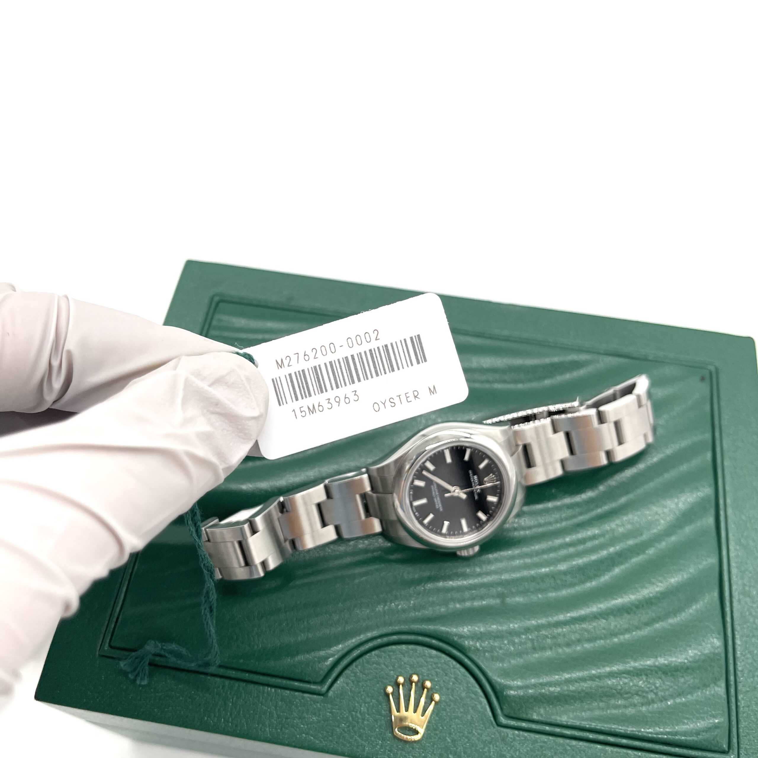 Rolex Stainless Steel Oyster Perpetual 26mm Watch – Black Dial - Image 10