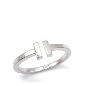 Tiffany & Co. Tiffany T Square Bracelet 18K White Gold
