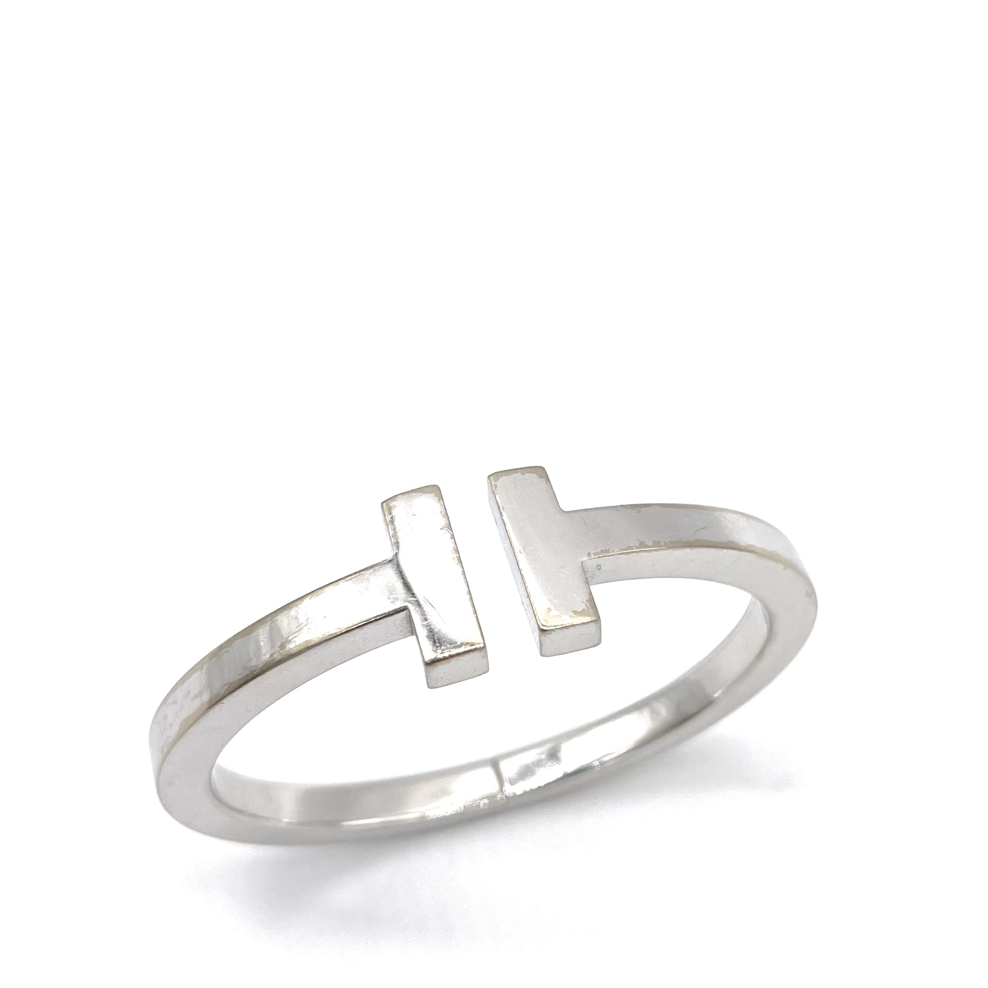 Tiffany & Co. Tiffany T Square Bracelet 18K White Gold