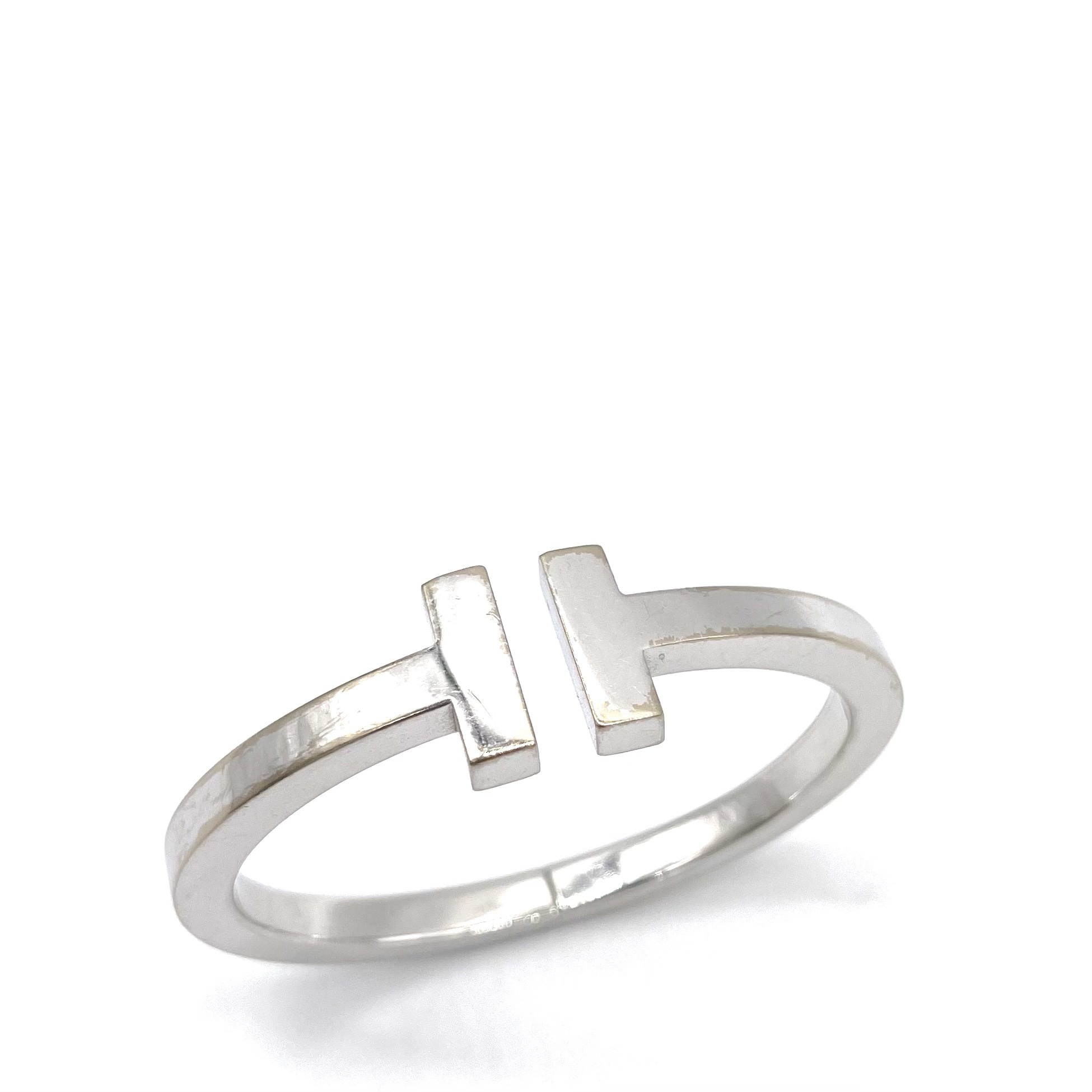 Tiffany & Co. Tiffany T Square Bracelet 18K White Gold - Image 4