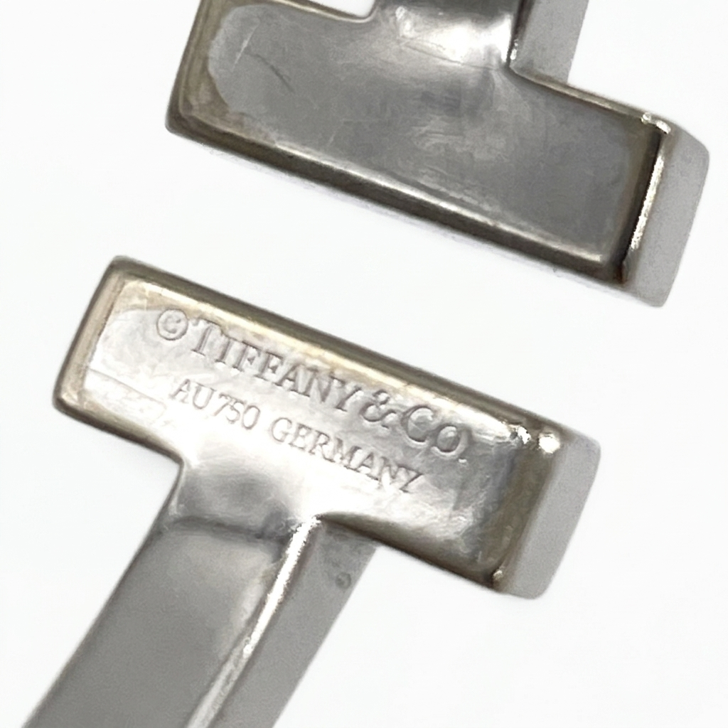 Tiffany & Co. Tiffany T Square Bracelet 18K White Gold - Image 5