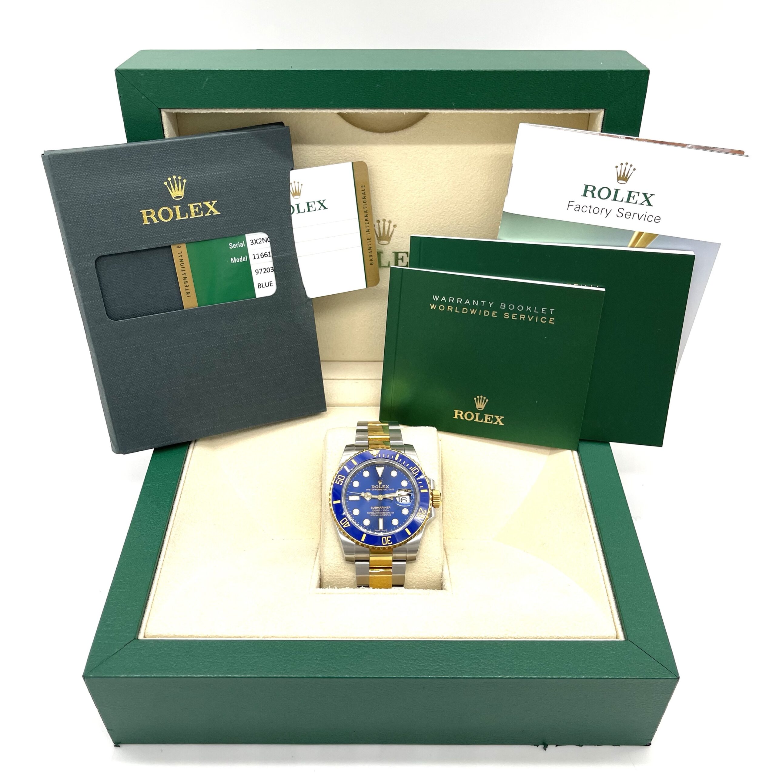 Rolex Submariner Date 41mm Blue Dial Blue Ceramic Bezel Stainless Steel 2016 - Image 7