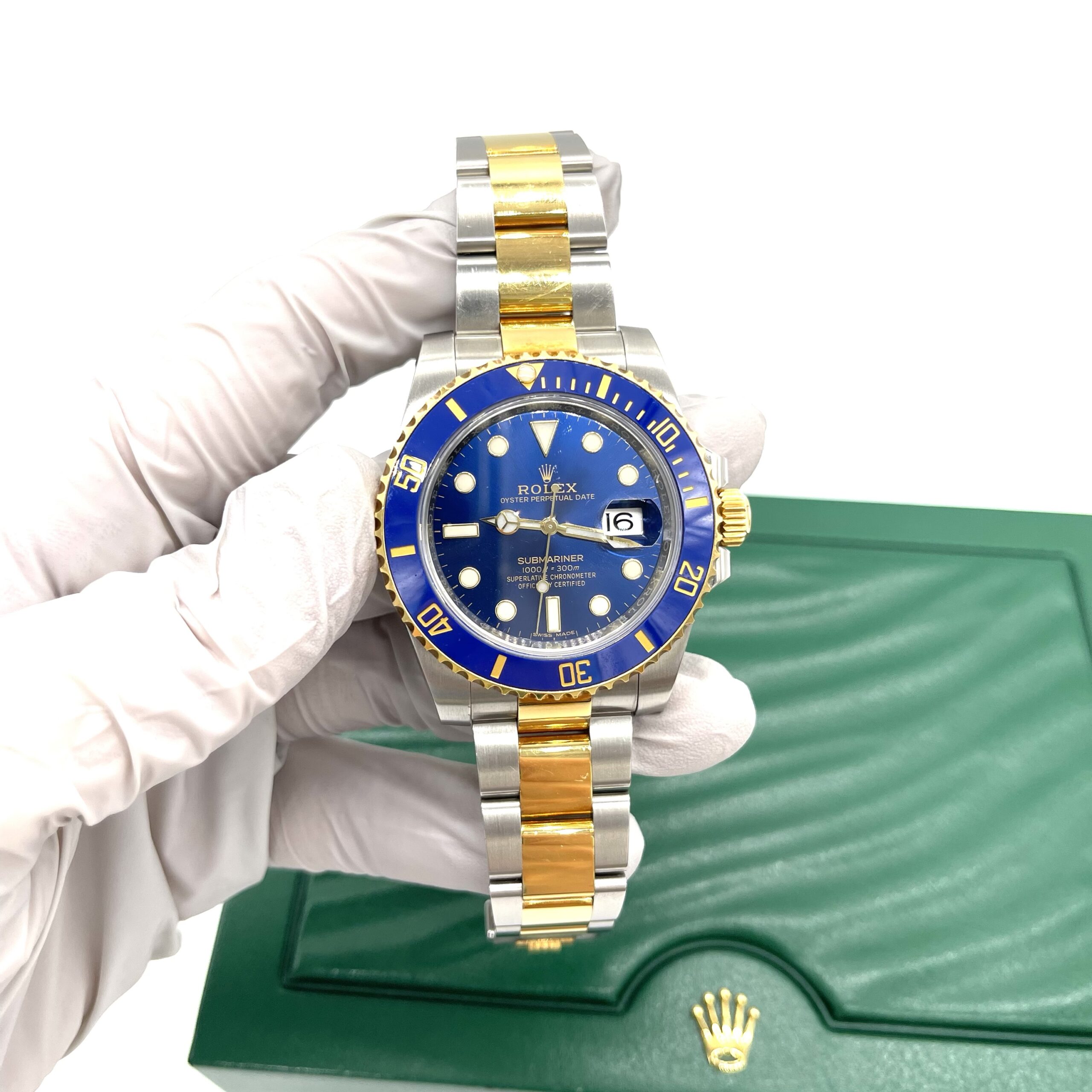 Rolex Submariner Date 41mm Blue Dial Blue Ceramic Bezel Stainless Steel 2016 - Image 2