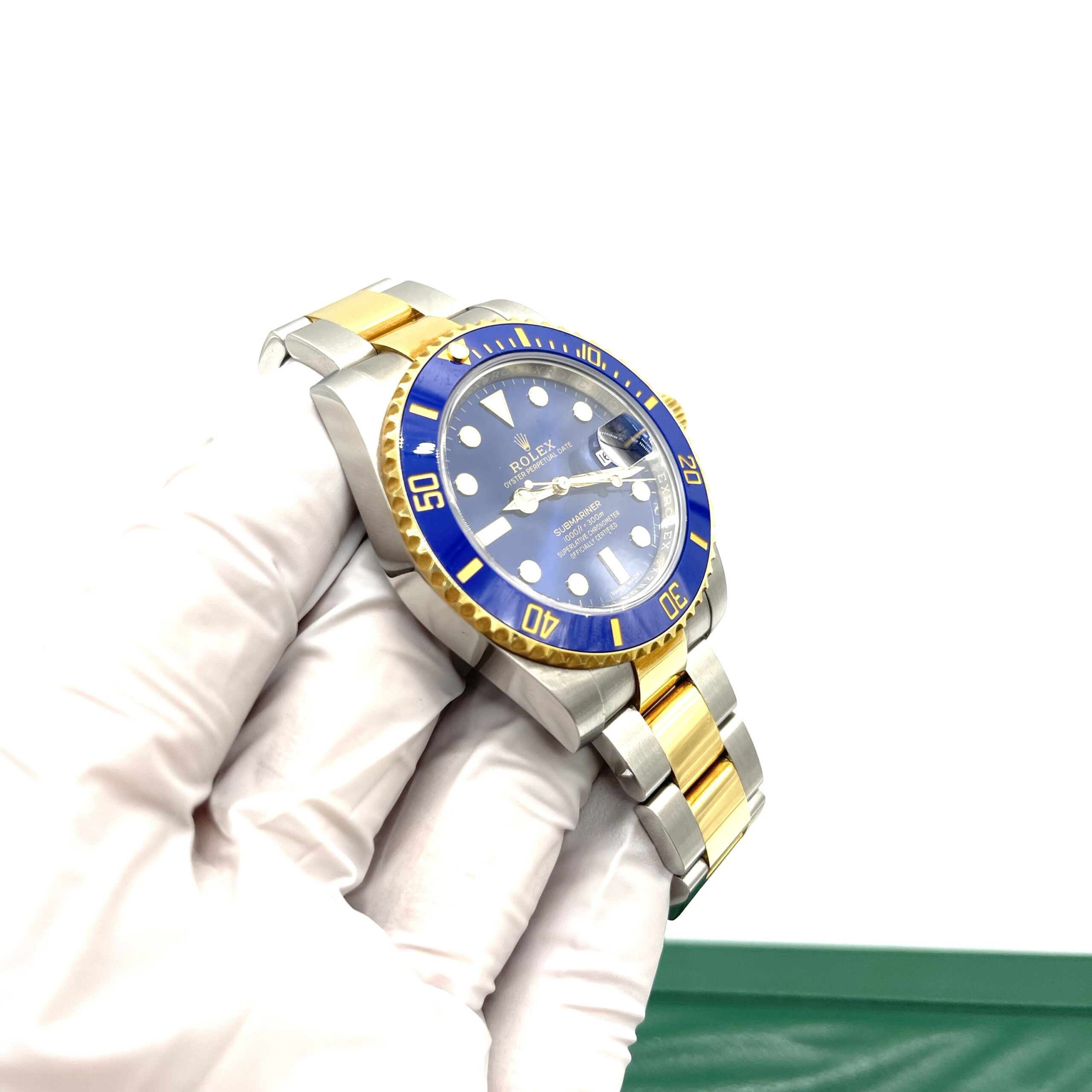 Rolex Submariner Date 41mm Blue Dial Blue Ceramic Bezel Stainless Steel 2016 - Image 6