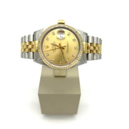 Rolex Datejust 36mm Two-Tone Champagne Diamond Dial Jubilee Bracelet Automatic