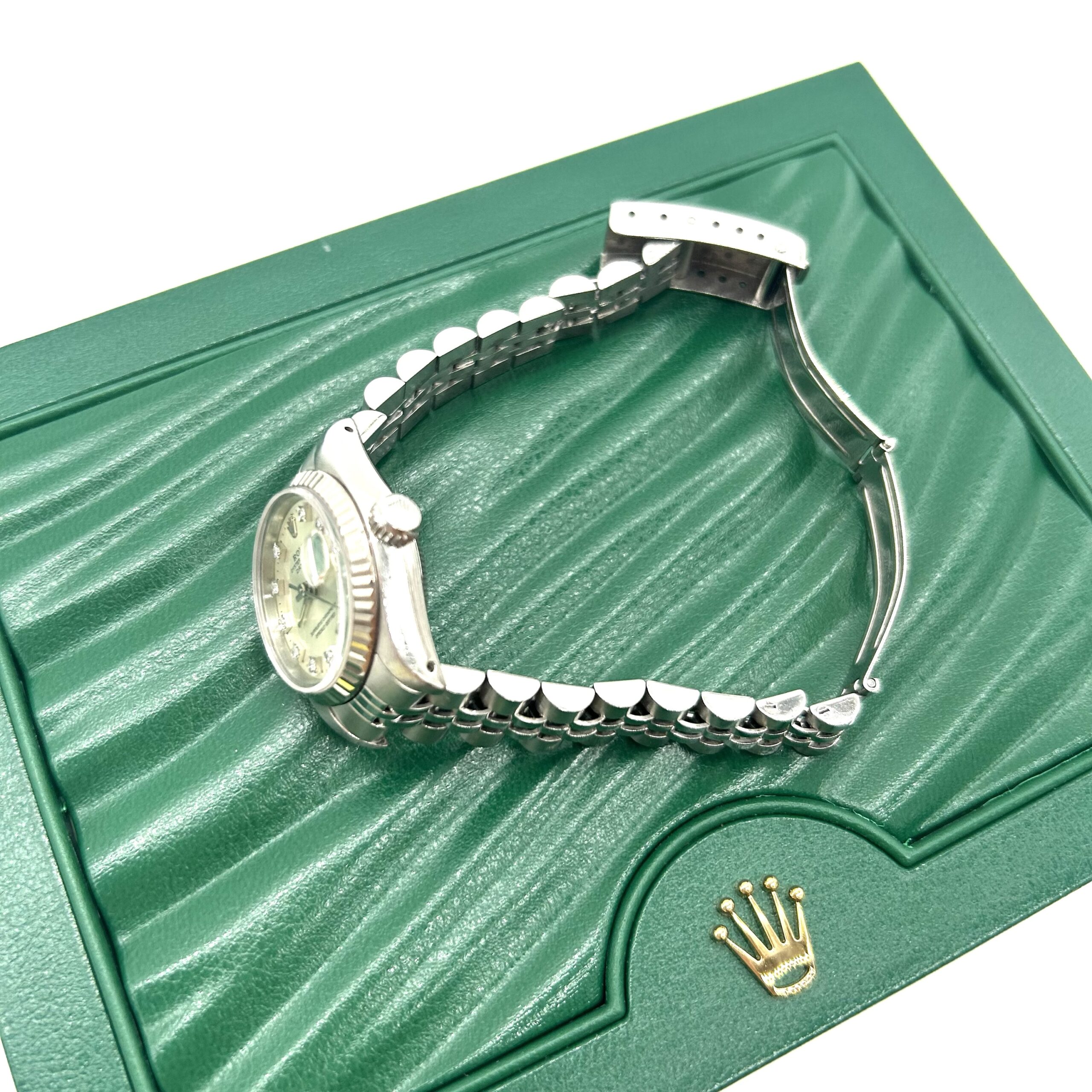 Rolex Lady-Datejust 26mm Stainless Steel Jubilee Diamond Dial Automatic Watch - Image 7
