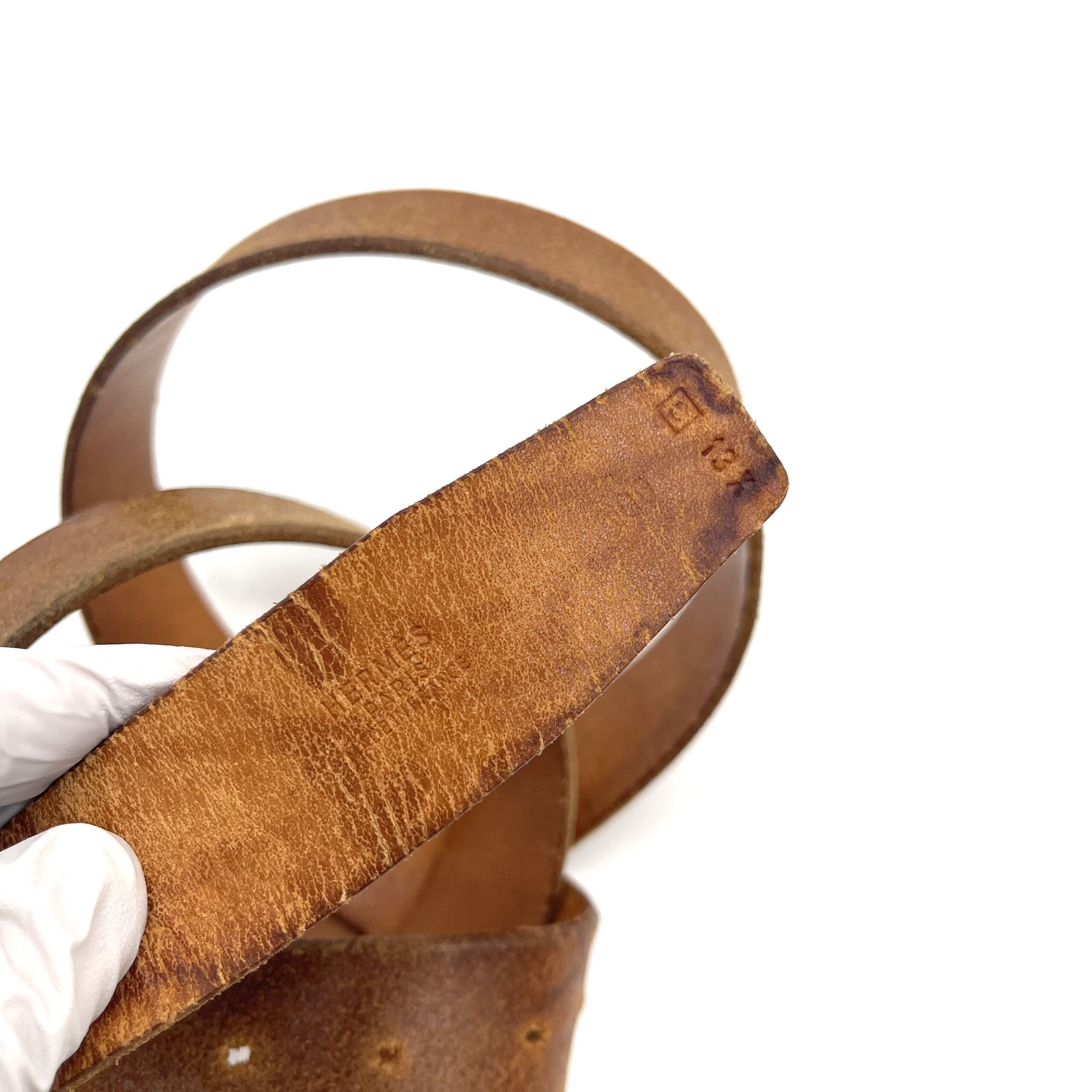 Authentic Hermès H Belt Leather Belt – Brown | Size 131 | Limited Time Deal photo 5 of 5
