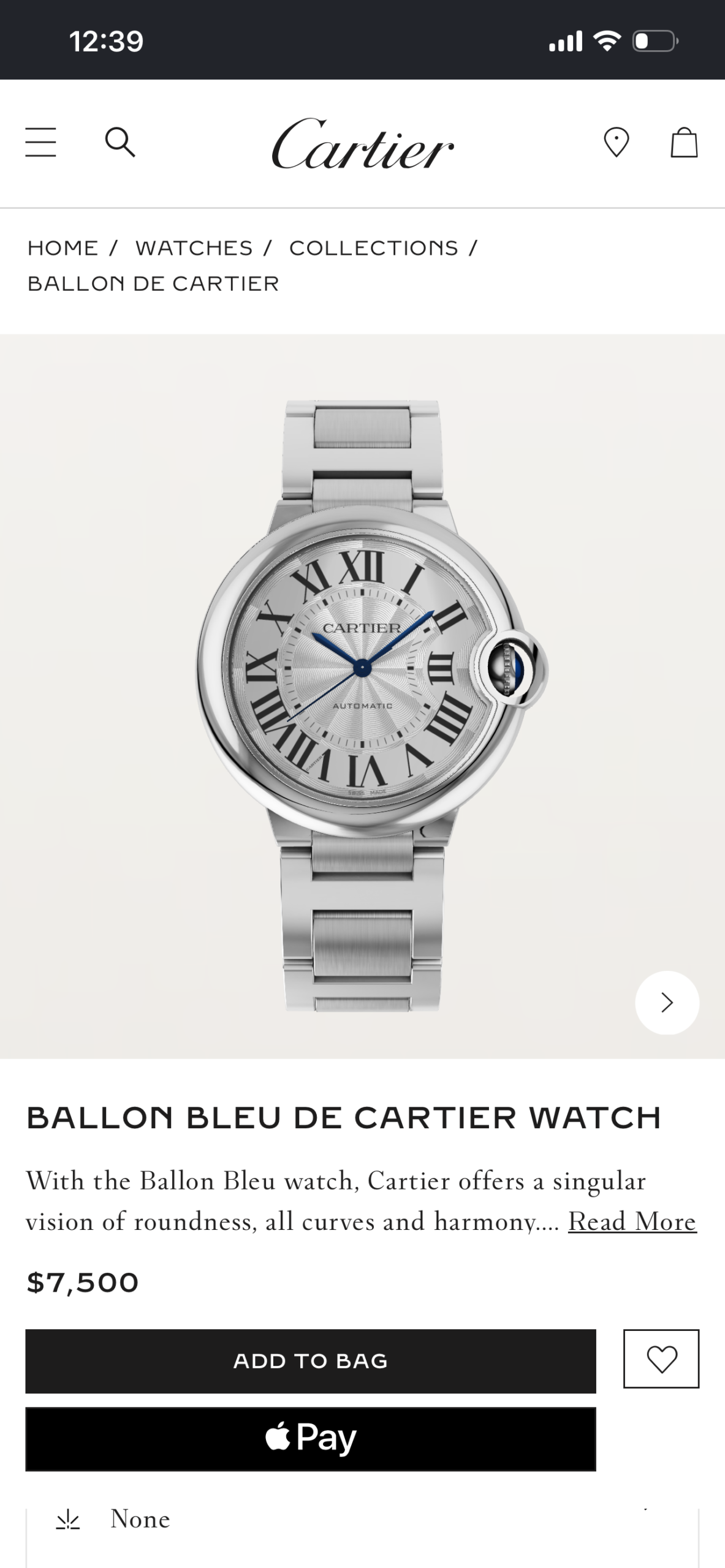 🔥 Cartier Ballon Bleu 36mm Automatic | FlashDrop $1,950 photo 2 of 5