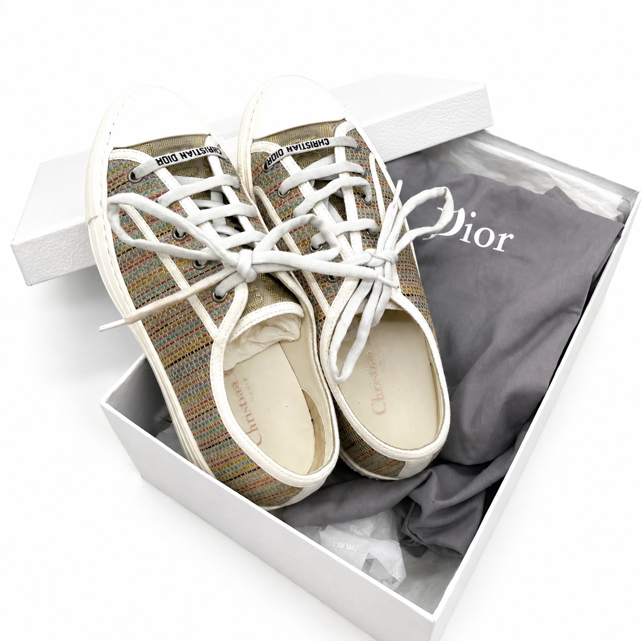 ⚡ FLASH DROP — Christian Dior Walk’n’Dior Multicolor Sneakers | US 7.5 | ONLY $80  Product Details photo 3 of 5