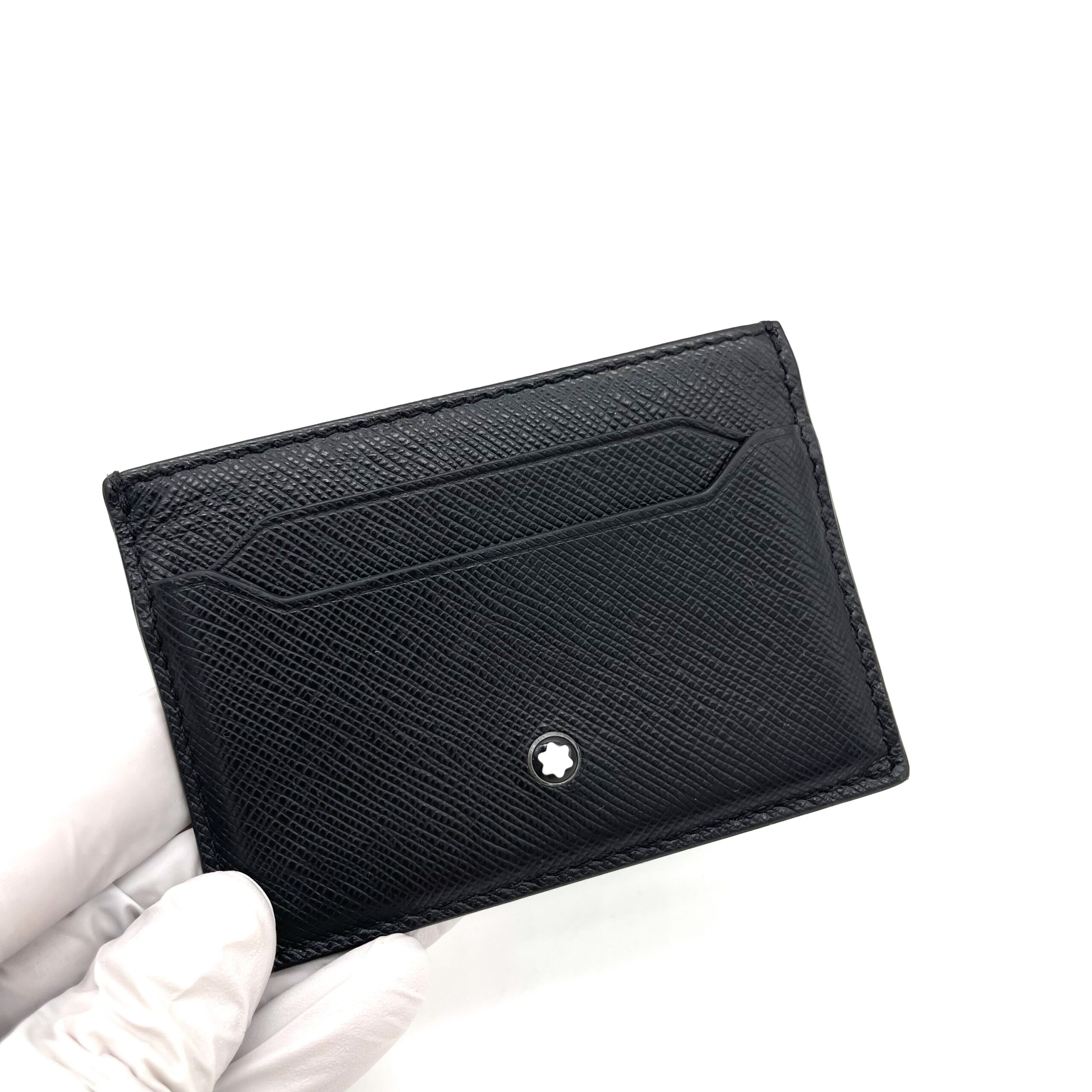 Montblanc Sartorial 5cc Black Leather Card Holder - Image 2