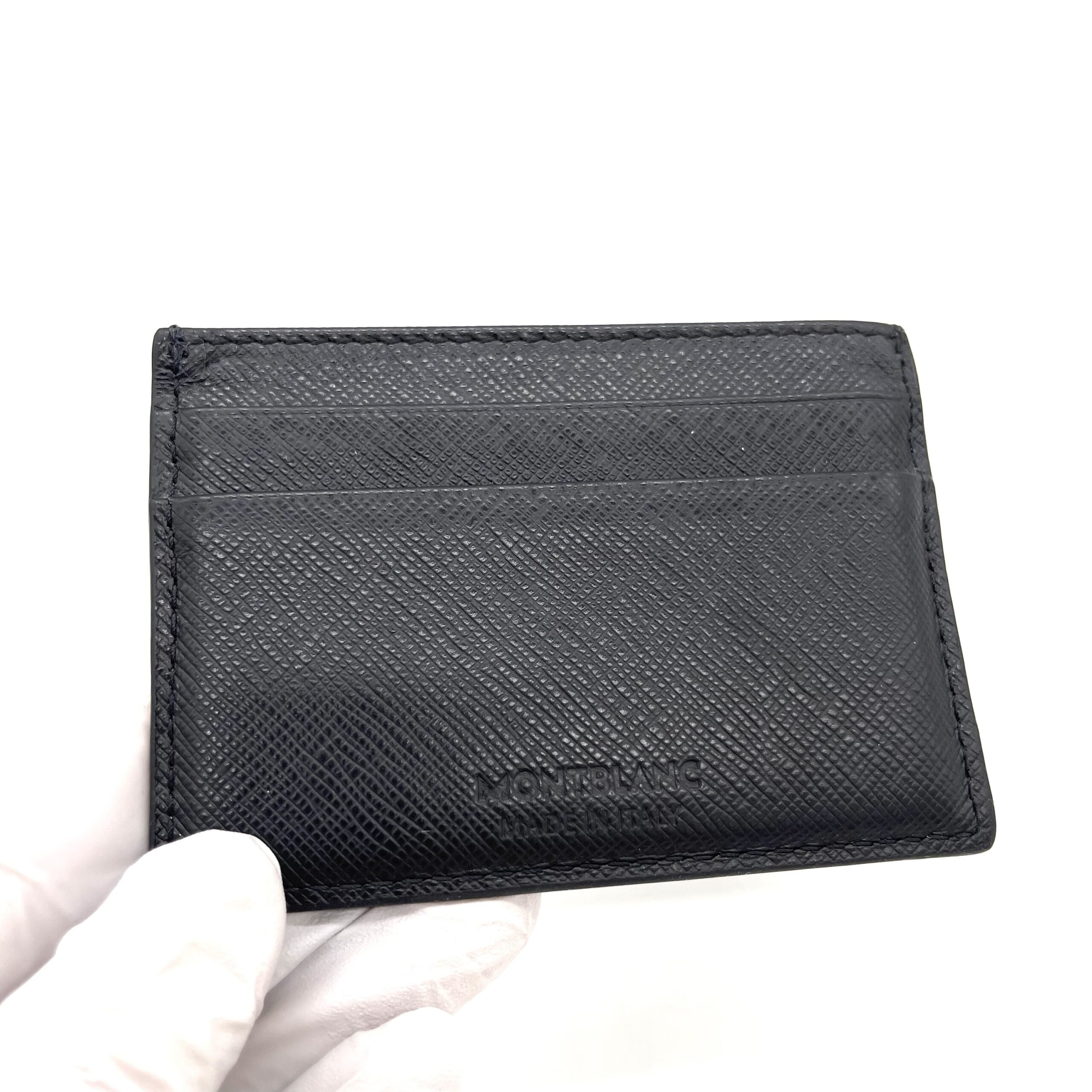 Montblanc Sartorial 5cc Black Leather Card Holder - Image 3
