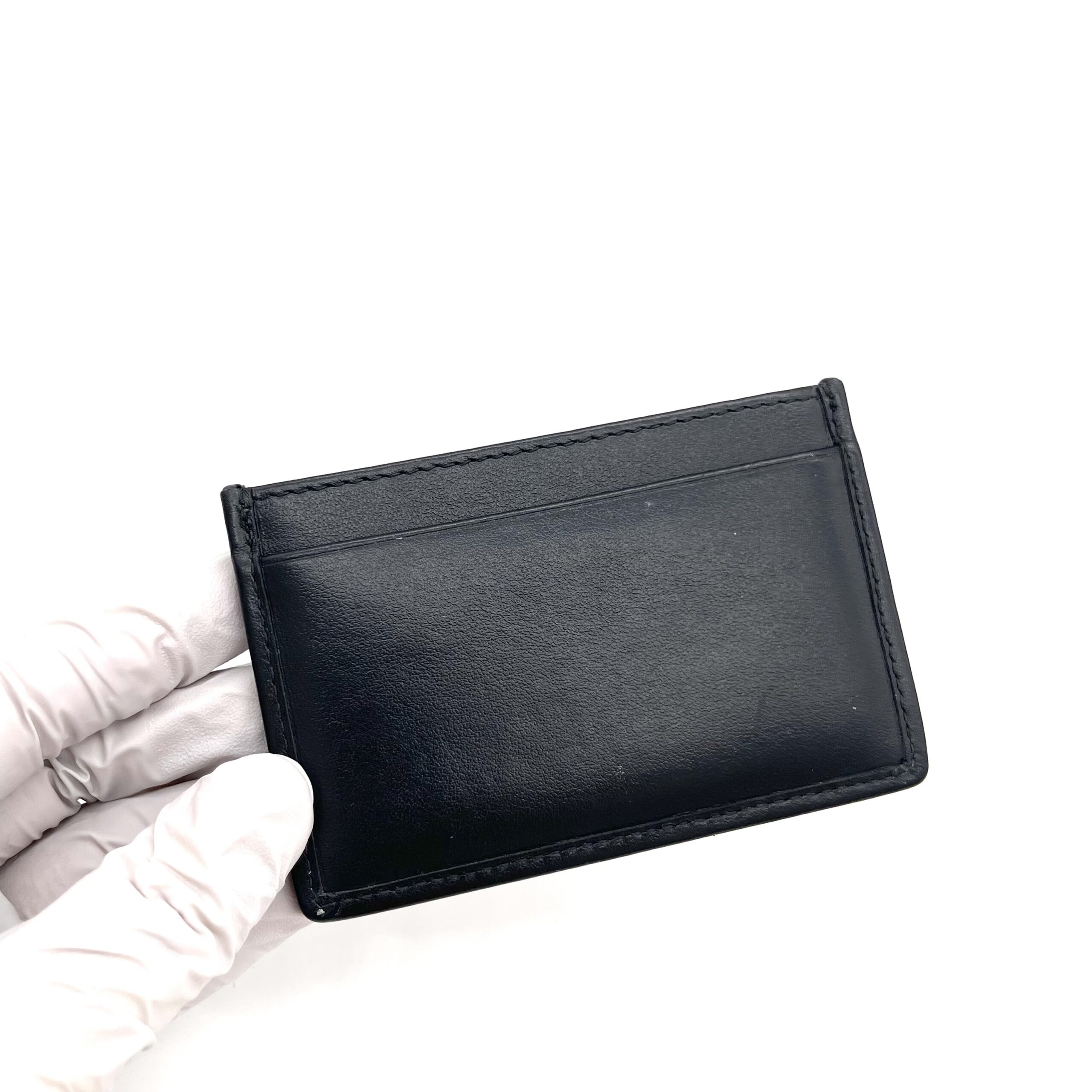 Miu Miu Nappa Quilted Card Holder Black - Image 3