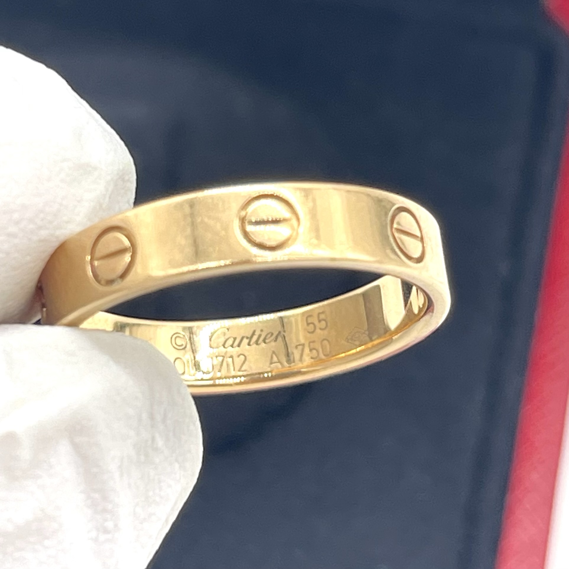 Cartier LOVE Ring Small Model 1 Diamond – Size 55 / US 7.25 - Image 3