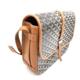 Goyard Goyardine Belvedere II MM Messenger Bag Black Gold