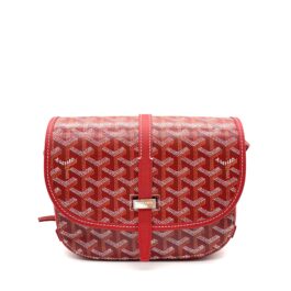 Goyard Goyardine Belvedere II PM Messenger Bag – Red