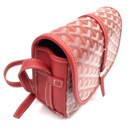 Goyard Goyardine Belvedere II PM Messenger Bag – Red
