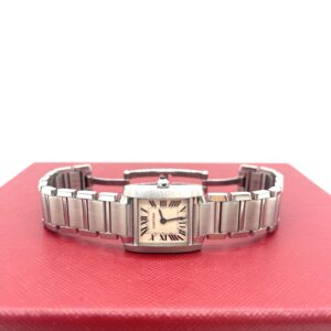 Cartier Tank Française Quartz Watch – Stainless Steel – 20mm