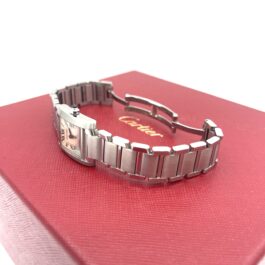 Cartier Tank Française Quartz Watch – Stainless Steel – 20mm