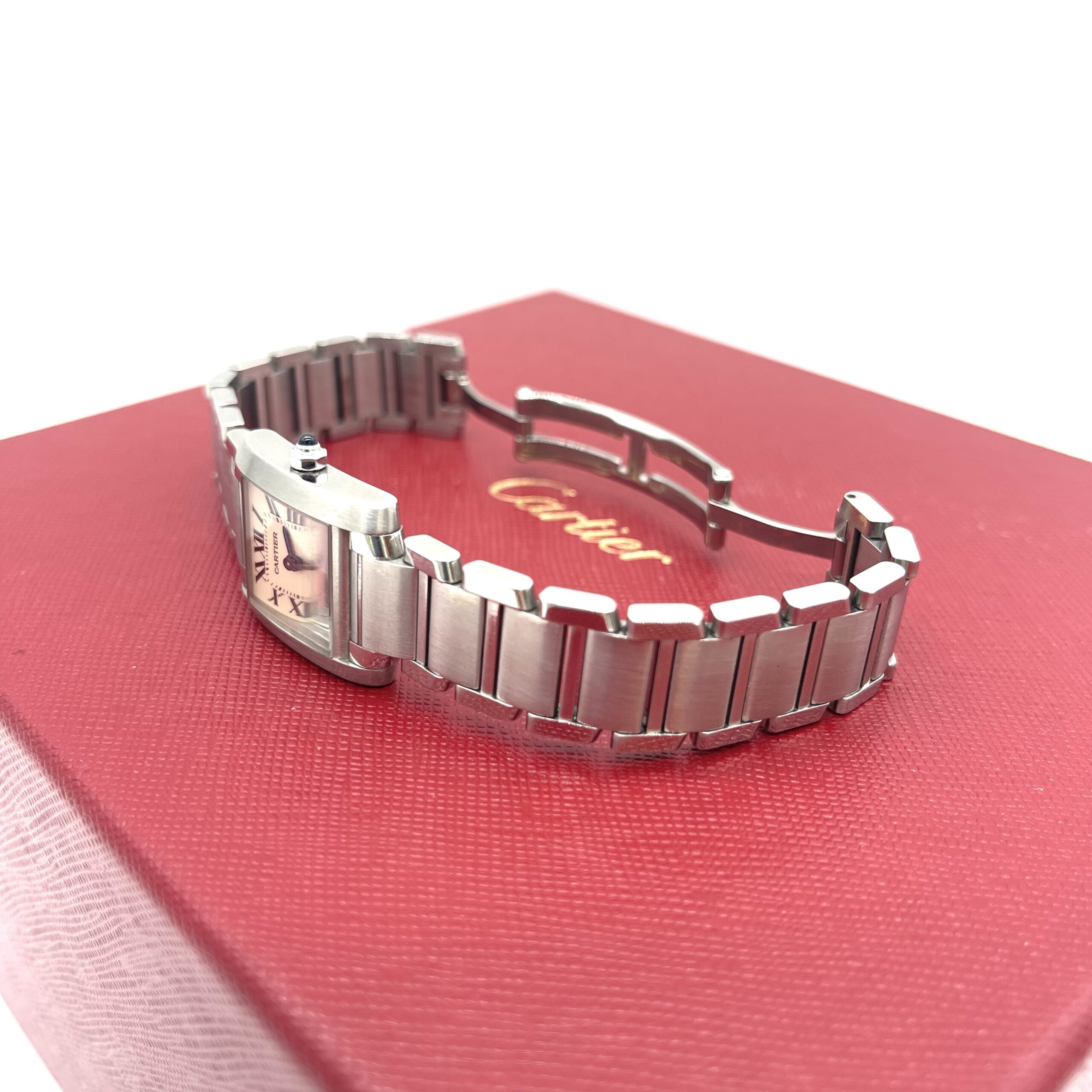 Cartier Tank Française Quartz Watch – Stainless Steel – 20mm - Image 2