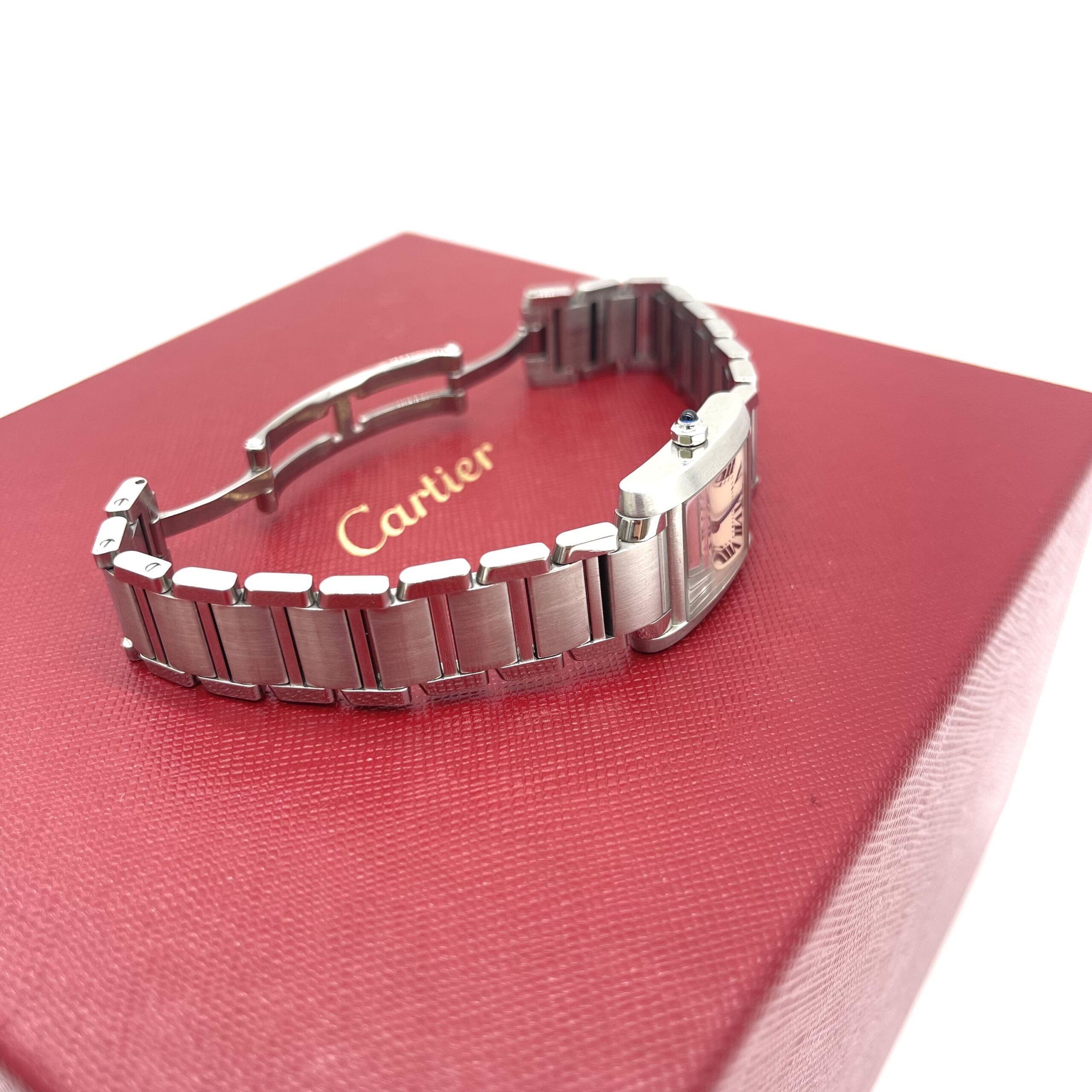 Cartier Tank Française Quartz Watch – Stainless Steel – 20mm - Image 3