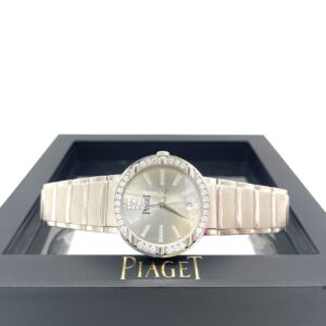 Piaget Polo Date 38.5mm 18K White Gold Diamond Automatic Watch