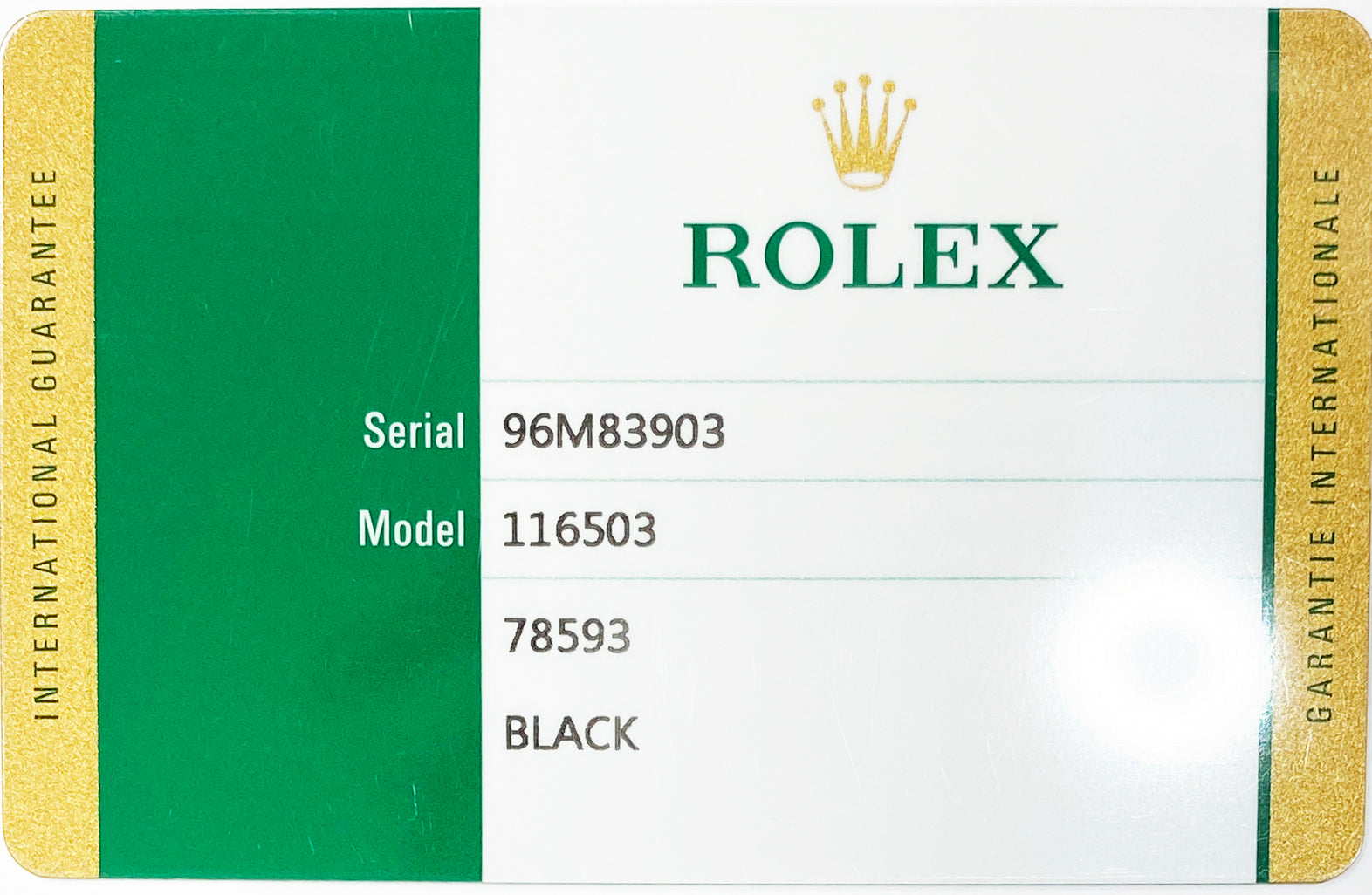 You are currently viewing Rolex Ref #116503 Serial #96M8390